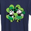 Women's - Disney - Mickey Minnie Shamrock Short Sleeve Graphic T-Shirt - 2 of 4