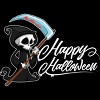 Women's Design By Humans HAPPY HALLOWEEN - Special Edition By wedenote Racerback Tank Top - 2 of 3