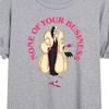 Women's - Disney Villains - None Of Ur Business Oversized Graphic T-Shirt - 2 of 4