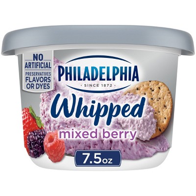 Philadelphia Whipped Mixed Berry Cream Cheese Spread - 7.5oz