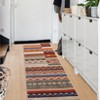 Vintage Geometric Patchwork Area Rugs for Living Room Machine Washable Carpet - 3 of 4