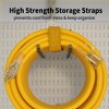 Itopfox 100ft Outdoor Extension Cord Waterproof Heavy Duty with Lighted End, 12 Gauge 3 Prong, Cold-Resistant Power Cord, 15Amp 1875W SJTW Yellow - 4 of 4