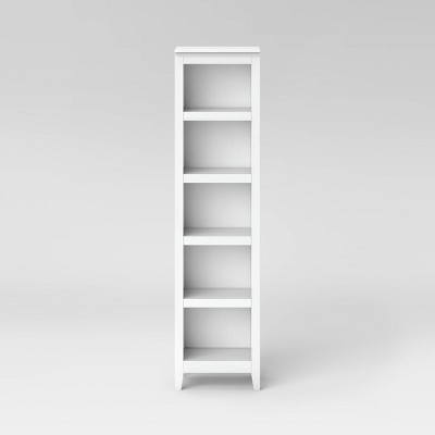 72" Carson Narrow 5 Shelf Bookcase - Thumbnail 2