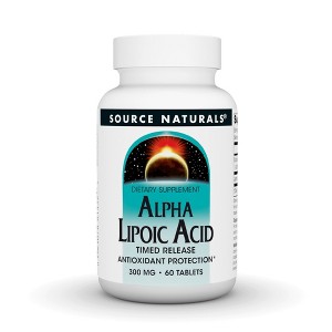Alpha Lipoic Acid 300mg Time Release by Source Naturals, Inc.  -  60 Tablet - 1 of 3