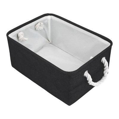 REGALWOVEN Cotton Collapsible Lightweight Sturdy Open Storage Bins 3 Pcs