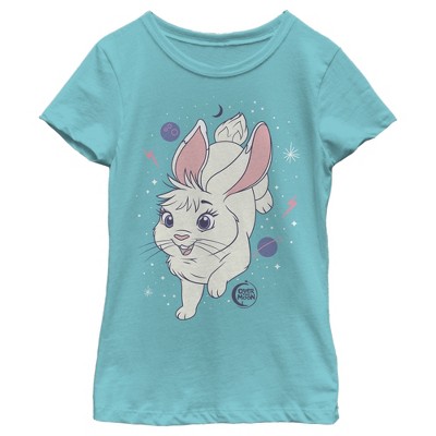 Girl S Over The Moon Bungee Star Bunny T Shirt Target