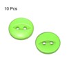 Unique Bargains Round Resin 2-Hole Fish Eye Craft Replacement Sewing Button 10 Pcs - 3 of 4