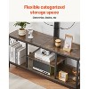 VEVOR 45" TV Stand with Mount for up to 75 in TVs, Entertainment Center with Power Outlet , Height Adjustable TV Console, Brown - 3 of 4