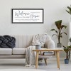 Stupell Industries Welcome Family is Forever Floating Frame Canvas Art - 3 of 4
