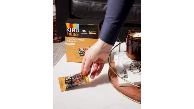 KIND Minis Caramel Almond Sea Salt - 7oz/10ct, 2 of 11, play video