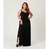 Unique Vintage Women's Plus Godet Maxi Dress - 4 of 4