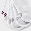 Women's Cushioned Varsity 4pk Short Athletic Crew Socks - All In Motion™ White/Tan 4-10 - 3 of 3
