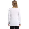 Clearlove Womens Maternity Shirt Fall Long Sleeve Crew Neck T-Shirts Pregnancy Clothes Side Ruched Tunic Tops - 3 of 4