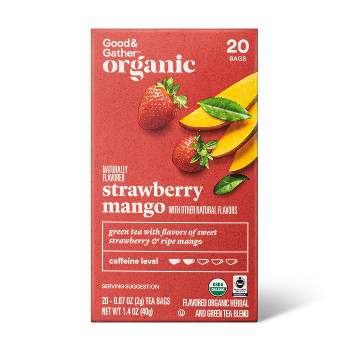 Organic Strawberry Mango Green Tea - 20ct - Good & Gather™