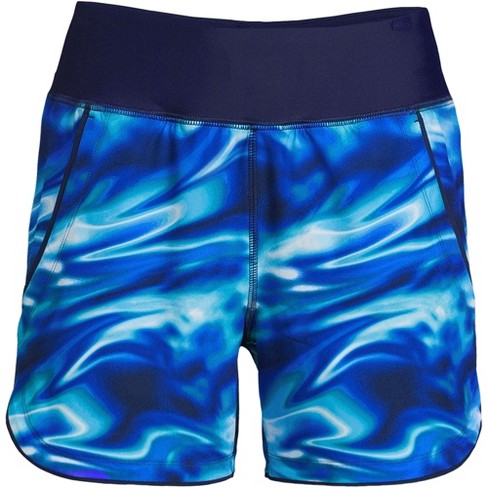 Lands' End Women's 5 Quick Dry Swim Shorts With Panty - 16