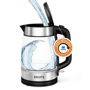 Krups 1.7L / 12 Cup Glass Kettle - 1 of 4