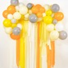 PartyWoo Crepe Paper Streamers Yellow Pastel Orange 6 Rolls 492 ft 1.8 Inch x 82 Ft Roll - 2 of 4
