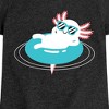 Girls' - Instant Message - Axolotl Pool Floatie Fitted Short Sleeve Graphic T-Shirt - 2 of 4