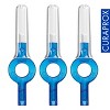 Curaprox UHS 409 Interdental Brush Holder Set, 3-Pack Blue with Protective Caps - 3 of 4
