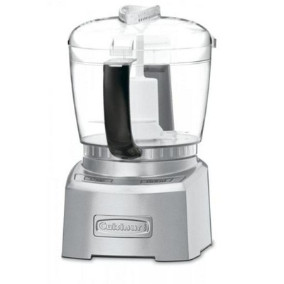 Cuisinart CH-4DCFR 4 Cups 350-Watt Silver Mini Food Chopper, Gray - Certified Refurbished