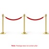 Unique Bargains Hotel Adjustable Velvet Stanchion Rope with Snap Hooks 4 Pcs - 3 of 4