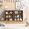 SpassWay 31"L 16"D Wood Storage Cabinet Decorative Sideboard Kids Classroom Storage Bookshelves/Bookcase with Adjustable Shelves - 2 of 4