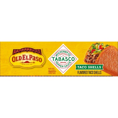 Old El Paso Gluten Free Tabasco Flavored Taco Shells - 5.4oz/10ct