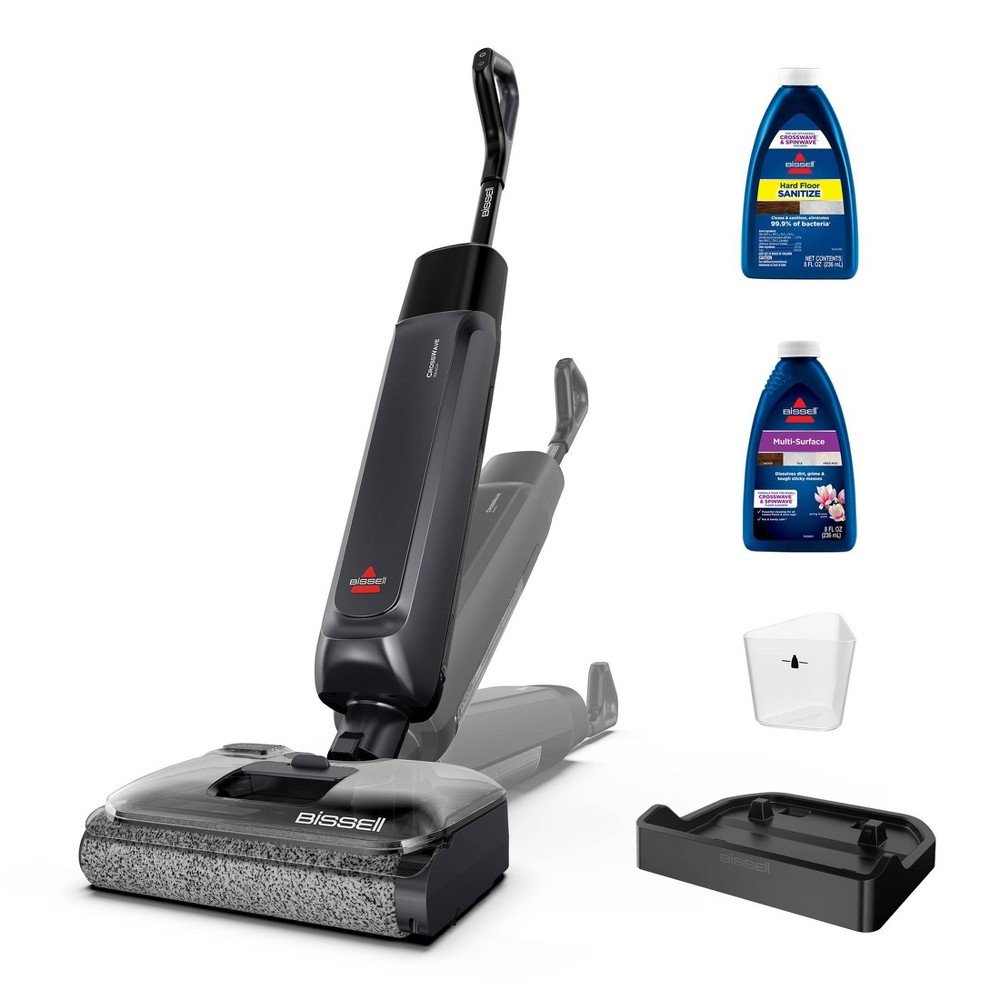 BISSELL CrossWave Flex 4506 10.6" Cleaning Path Black