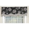 RLF Home Pouf Floral Glory 3" Rod Pocket Layered Window Valance, 50" x 16" - image 2 of 4