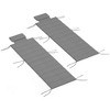 Outsunny Foldable Lounge Chair Cushion Set of 2, UPF50+ 230gsm Olefin and 25D High-Density Foam, Chaise Lounge Cushion Set, 80" x 26" - 4 of 4