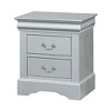 NicBex 2-Drawer Nightstand Modern Wooden Bedside Table with Metal Handles End Table for Living Room, Bedroom - 2 of 4