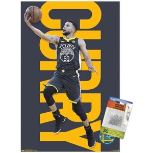 Trends International NBA Golden State Warriors - Stephen Curry 18 Unframed Wall Poster Prints - 1 of 4