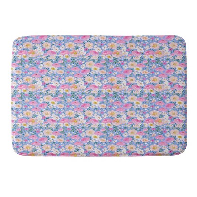 Alison Janssen Periwinkle Garden Memory Foam Bath Mat - Deny Designs ...