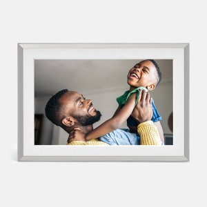 Aura Home Carver Mat Digital Photo Frame - Clay - 1 of 4