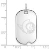 Black Bow Jewelry Sterling Silver Ottawa Senators NHL Pendant - 2 of 3