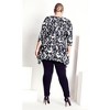 Avenue Women's Plus Size Pamela Print Tunic - 3 of 4