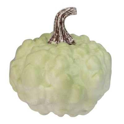 Northlight 5.5” Green Textured Pumpkin Fall Harvest Table Top Decoration