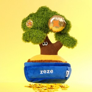 ZEZE Money Tree Rope Knot Toy-Green - 1 of 4