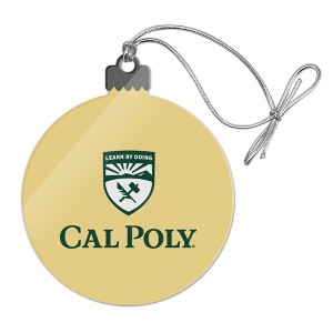Cal Poly Primary Logo Acrylic Christmas Tree Holiday Ornament - 1 of 4