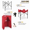 EAGLE PEAK 4x4 Pop Up Canopy, Portable Privacy Changing Room Photoshoots - 2 of 4