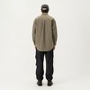 Anna-Kaci Active Men's Long Sleeve Button-Up Utility Shirt with Chest Pocket and Structured Stitch Detailing - 4 of 4