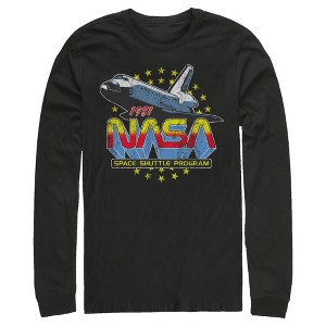 Men's NASA 1981 Retro Stars Long Sleeve Shirt - 1 of 3