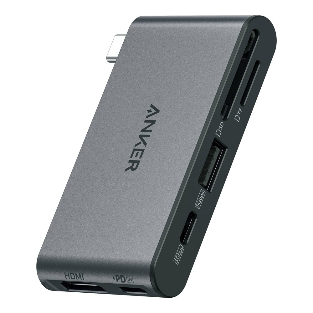 Anker 6in1 USB-C Hub 1 USB-C 1 USB-A 1 HDMI 1 SD card 1 micro SD