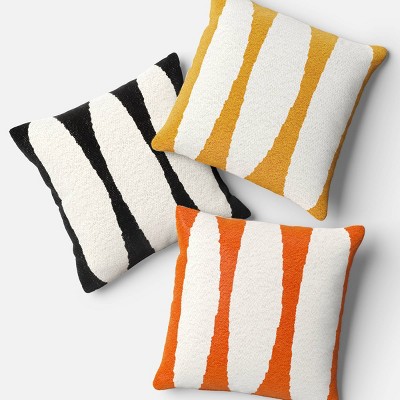 Cotton Woven Modern Square Throw Pillow - Threshold™