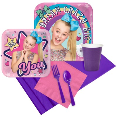 Birthday Express JoJo Siwa Deluxe Party Kit - Serves 8 Guests