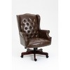 Executive Office Chair Ergonomic High Back PU Leather with Padded Seat Adjustable Height 330 lb Capacity-3irtyhousy - 2 of 4