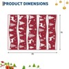 Christmas Area Rugs, Christmas Rugs with Xmas Tree Reindeer Snowflake for Holiday Decor,Low Pile Washable Rug for Dining Room, Bedroom - 2 of 4