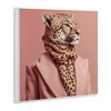 Stupell Industries Fashionable Cheetah Portrait, 12" x 12" - 3 of 4