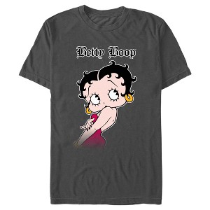 Men's Betty Boop Old English Logo T-Shirt - 1 of 4