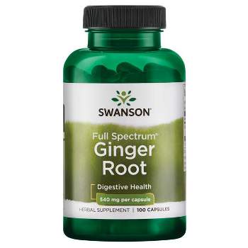 Swanson Herbal Supplements Full Spectrum Ginger Root 540 mg Capsule 100ct